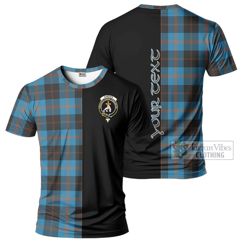 Garden (Gardyne) Tartan T-Shirt with Family Crest and Half Of Me Style Kid's Shirt - Tartanvibesclothing Shop