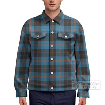 Garden (Gardyne) Tartan Unisex Lapel Cotton Jacket