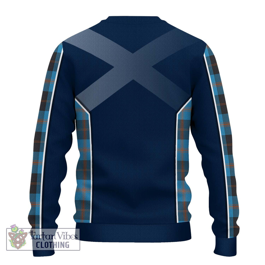 Garden (Gardyne) Tartan Knitted Sweater with Family Crest and Lion Rampant Vibes Sport Style - Tartan Vibes Clothing