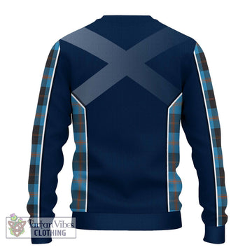 Garden (Gardyne) Tartan Ugly Sweater with Family Crest and Lion Rampant Vibes Sport Style