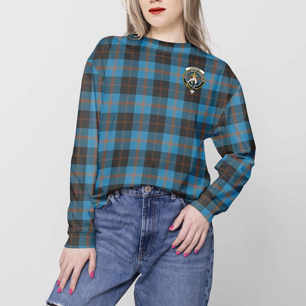 Garden (Gardyne) Tartan Sweatshirt with Family Crest - Tartan Vibes Clothing