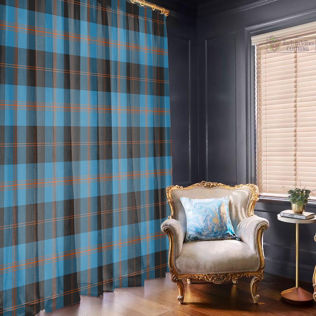 Garden Tartan Window Curtain