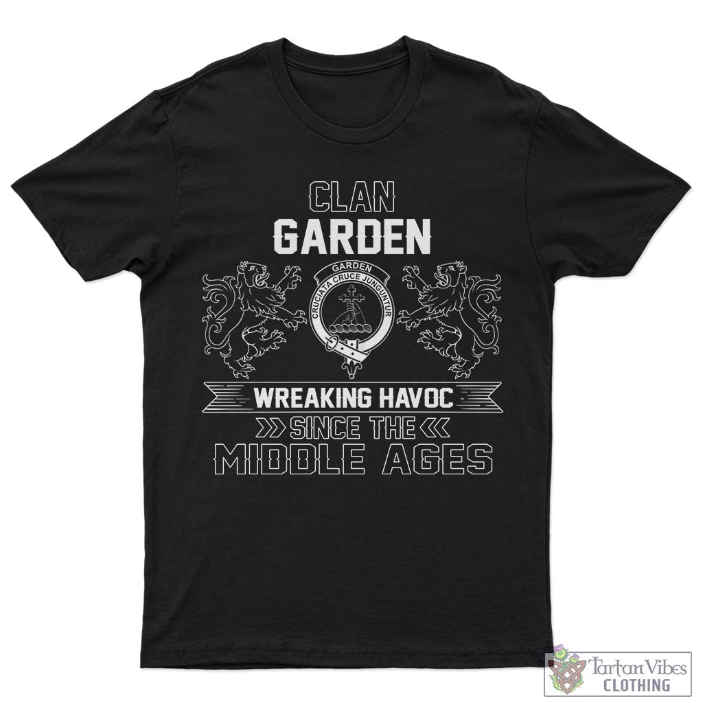 Tartan Vibes Clothing Garden Family Crest 2D Cotton Men's T-Shirt Wreaking Havoc Style