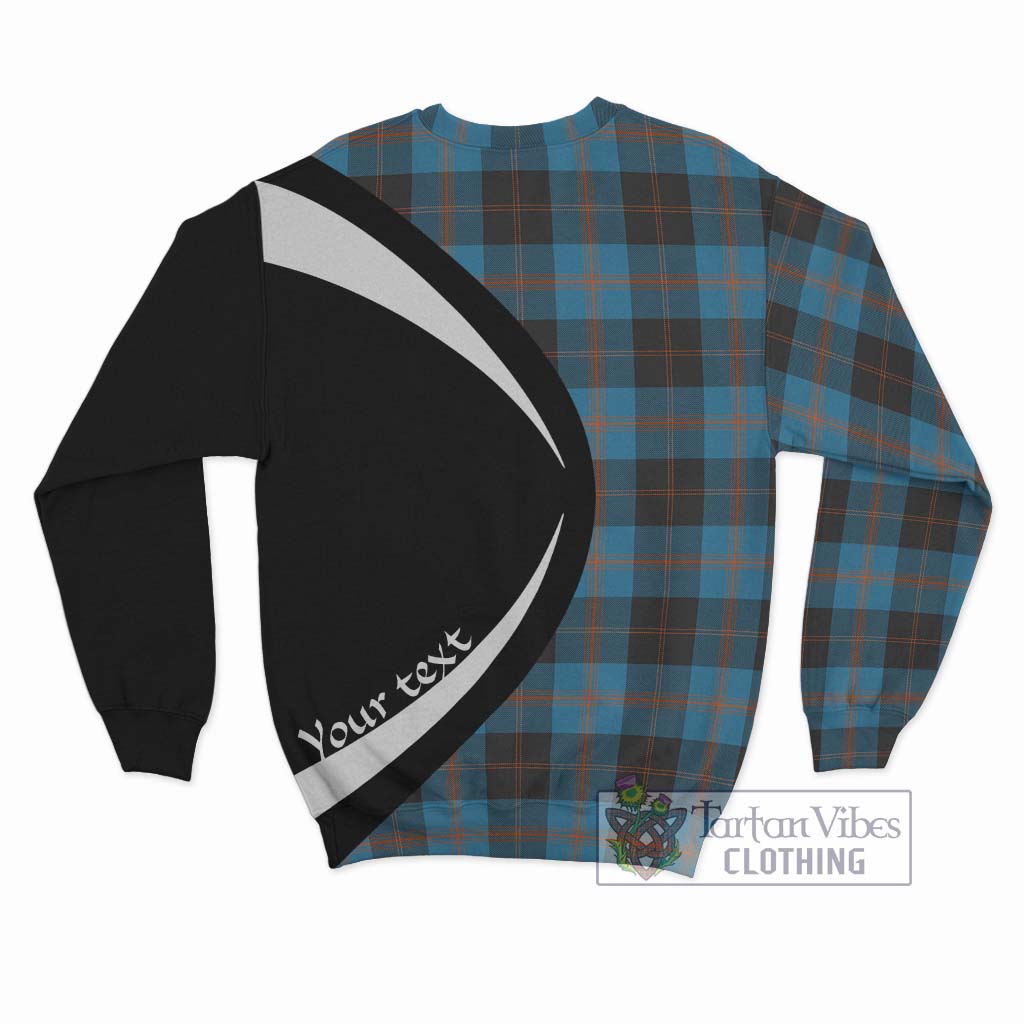 Garden (Gardyne) Tartan Sweatshirt with Family Crest Circle Style - Tartan Vibes Clothing