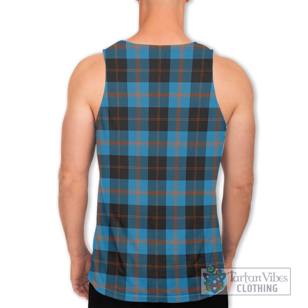 Tartan Vibes Clothing Garden Tartan Men's Tank Top with Family Crest DNA In Me Style