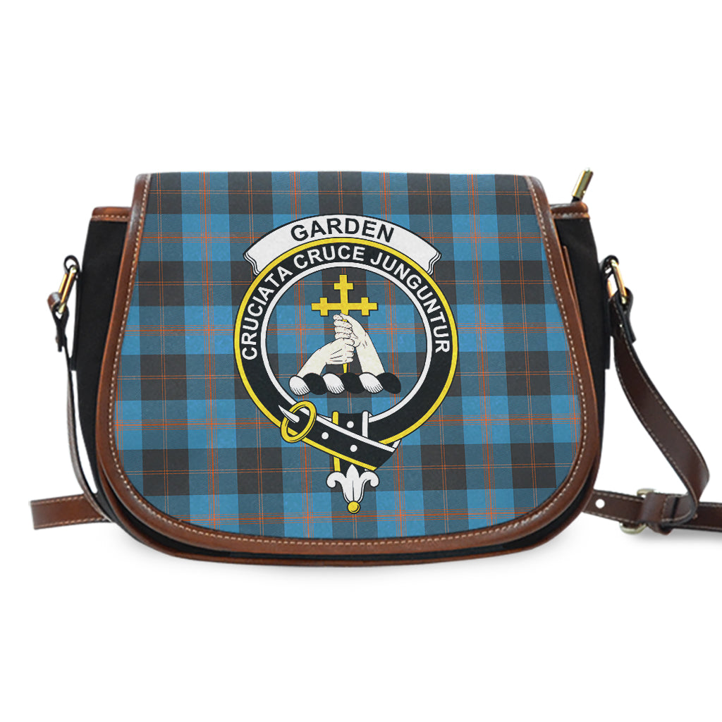 Garden (Gardyne) Tartan Saddle Bag with Family Crest - Tartan Vibes Clothing