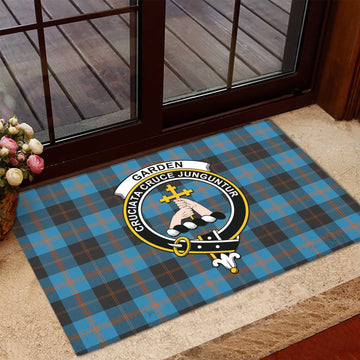 Garden Tartan Door Mat with Family Crest