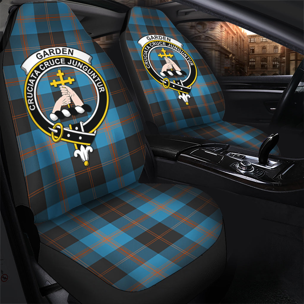 Garden Tartan Car Seat Cover with Family Crest - Tartanvibesclothing