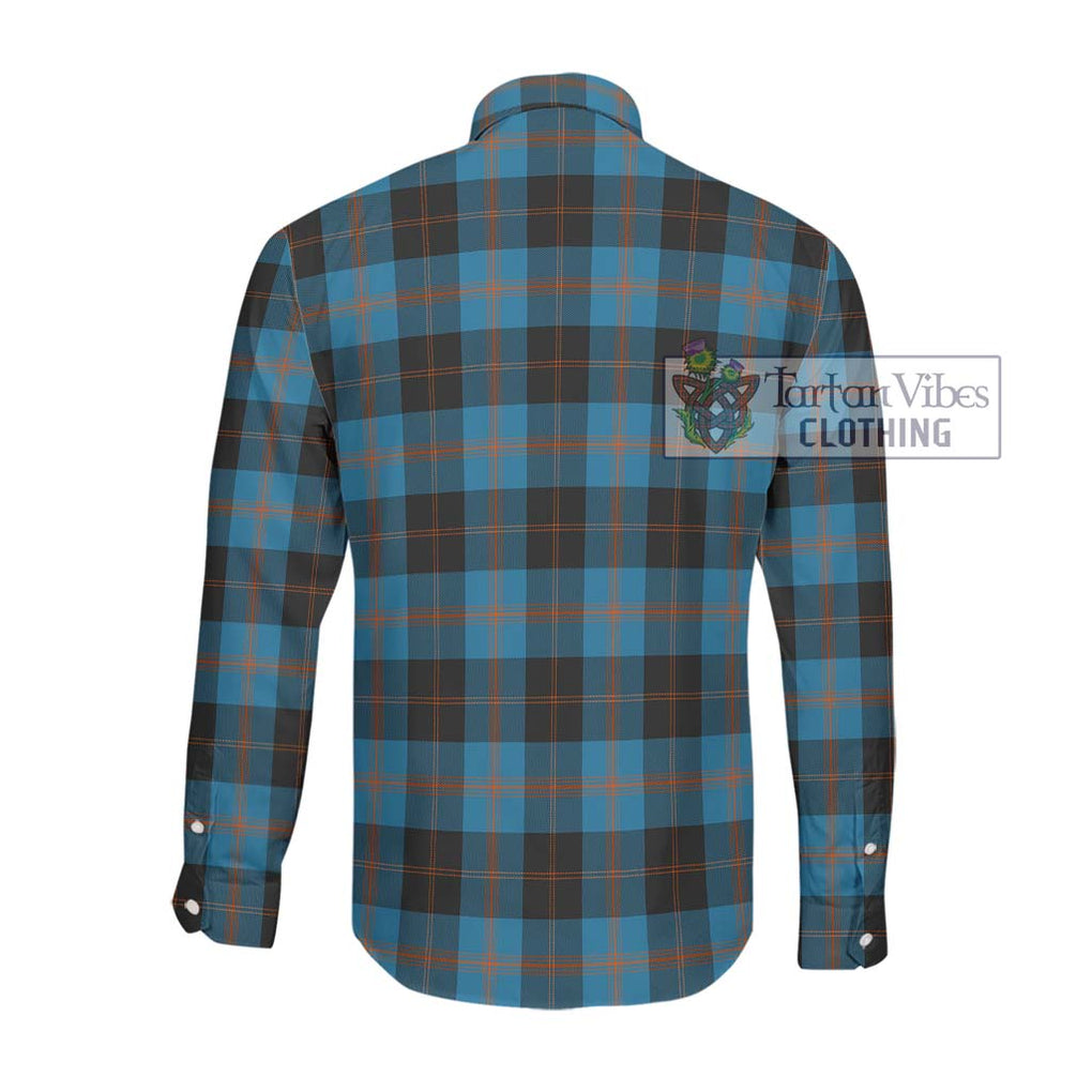 Garden (Gardyne) Tartan Long Sleeve Button Shirt with Family Crest DNA In Me Style - Tartanvibesclothing Shop