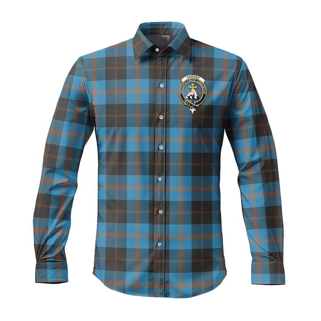 garden-tartan-long-sleeve-button-up-shirt-with-family-crest