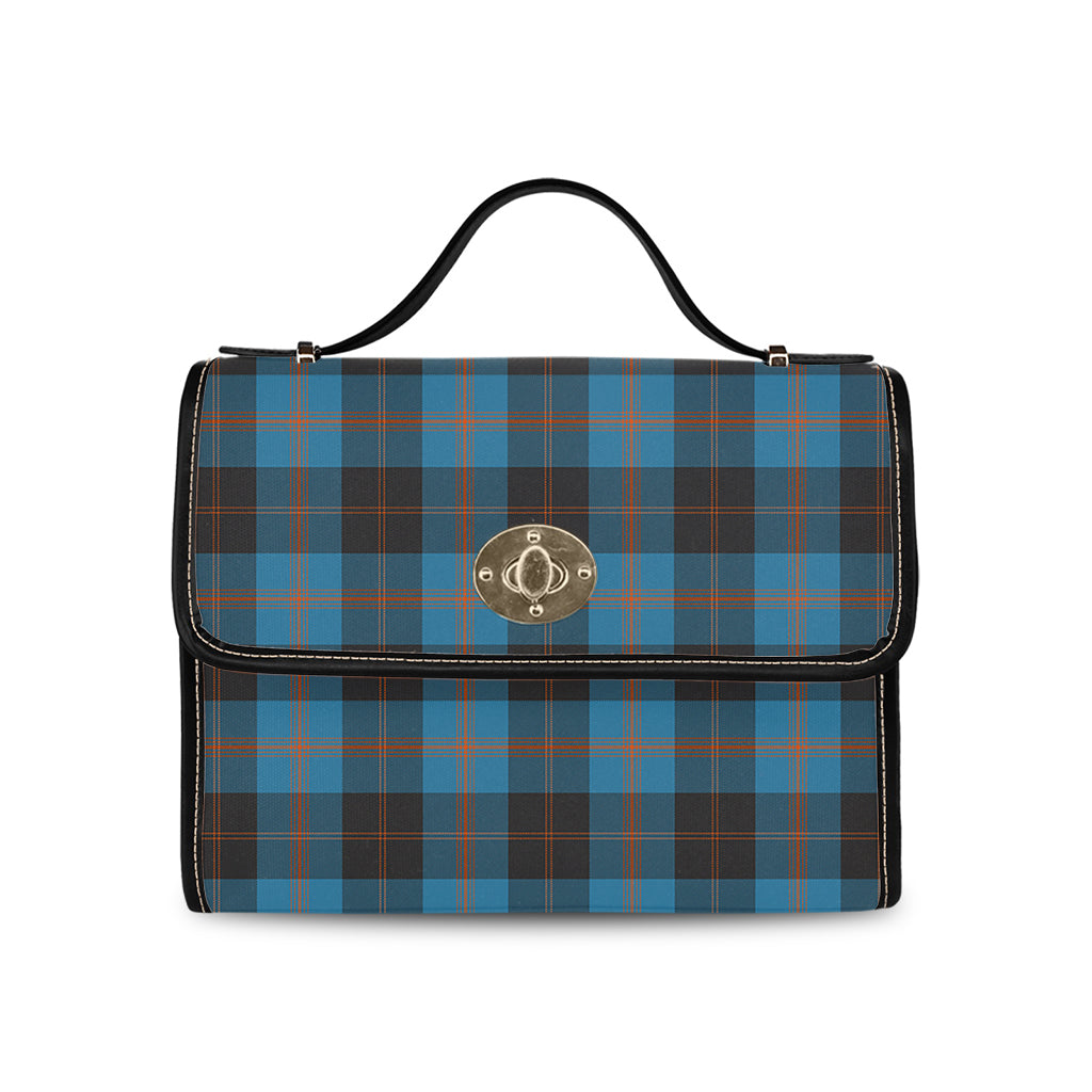 garden-tartan-leather-strap-waterproof-canvas-bag