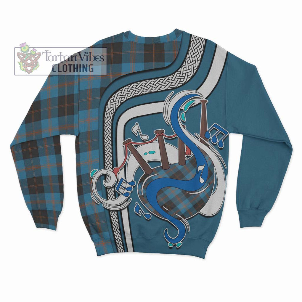 Garden (Gardyne) Tartan Sweatshirt with Epic Bagpipe Style - Tartanvibesclothing Shop