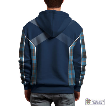 Garden (Gardyne) Tartan Hoodie with Family Crest and Lion Rampant Vibes Sport Style