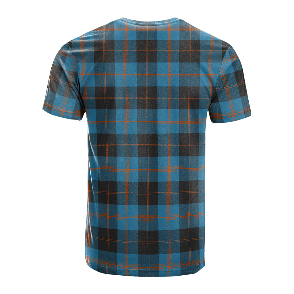 Garden (Gardyne) Tartan T-Shirt with Family Crest - Tartan Vibes Clothing