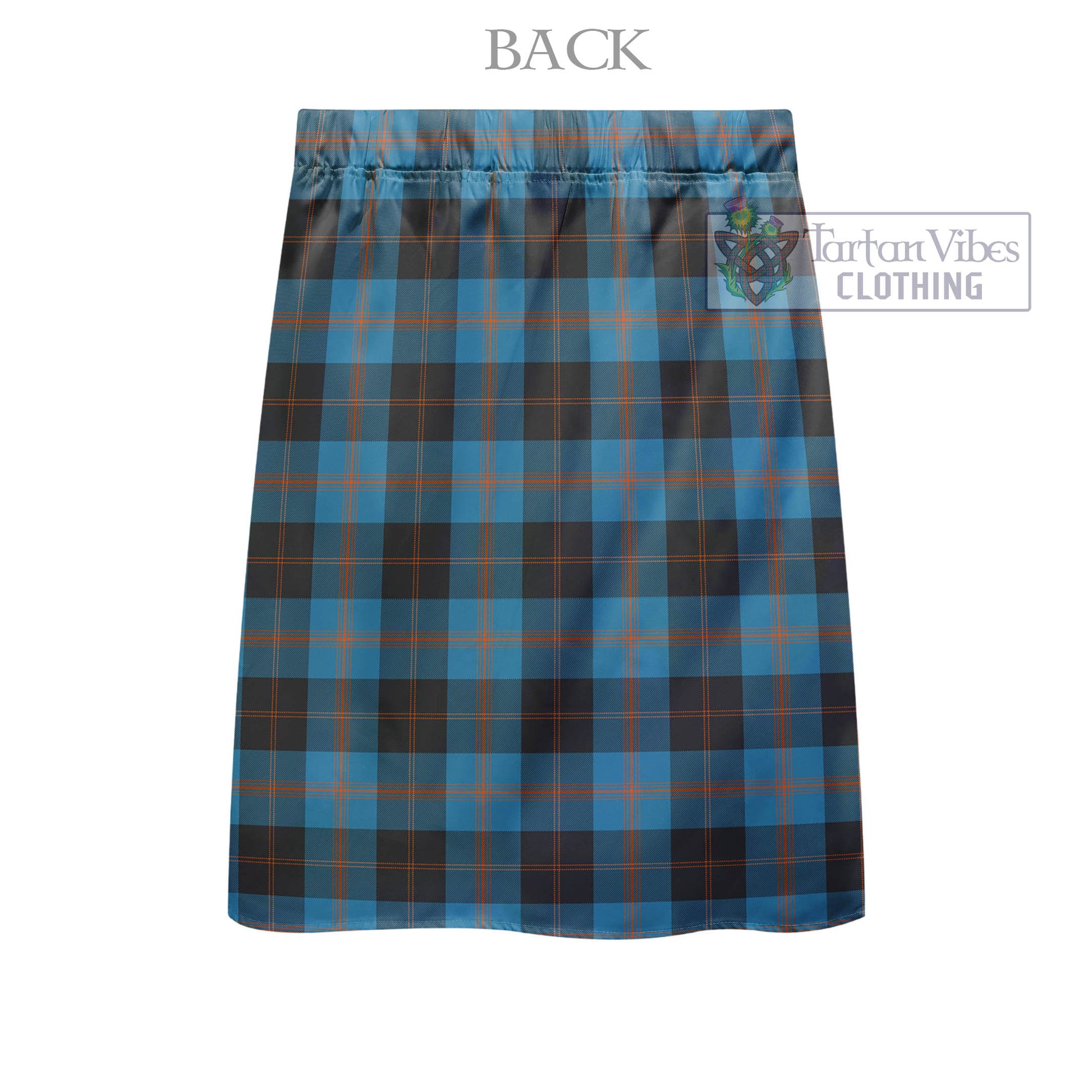 Tartan Vibes Clothing Garden Tartan Men's Pleated Skirt - Fashion Casual Retro Scottish Style