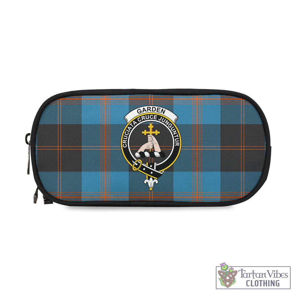 Tartan Vibes Clothing Garden Tartan Pen and Pencil Case with Family Crest