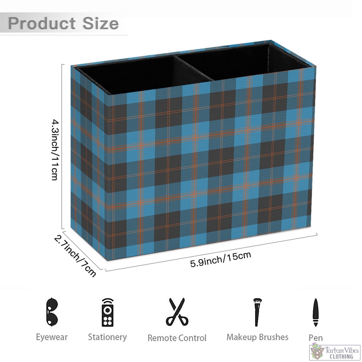 Tartan Vibes Clothing Garden Tartan Pen Holder