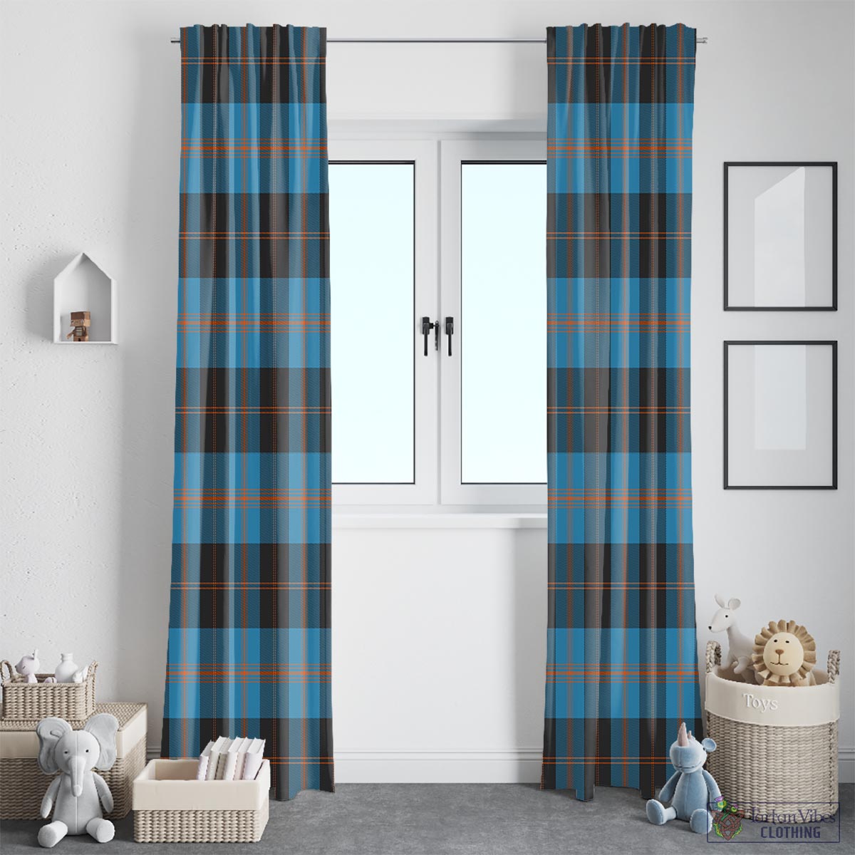 Garden Tartan Window Curtain