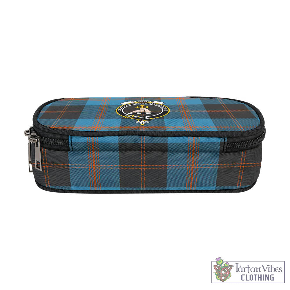 Tartan Vibes Clothing Garden Tartan Pen and Pencil Case with Family Crest