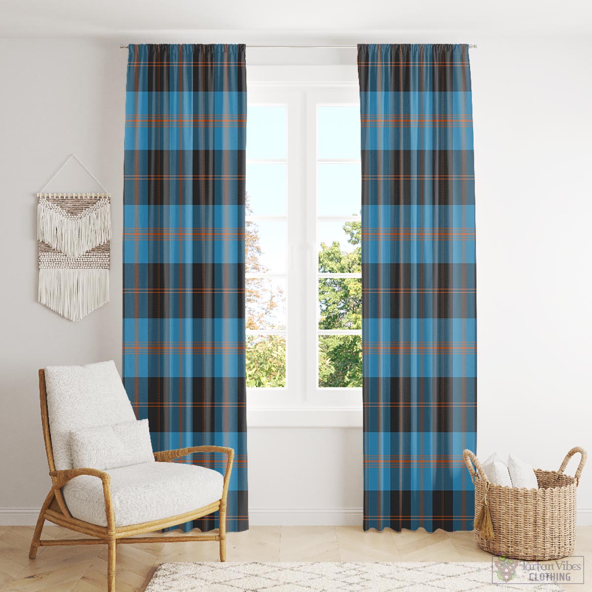 Garden Tartan Window Curtain