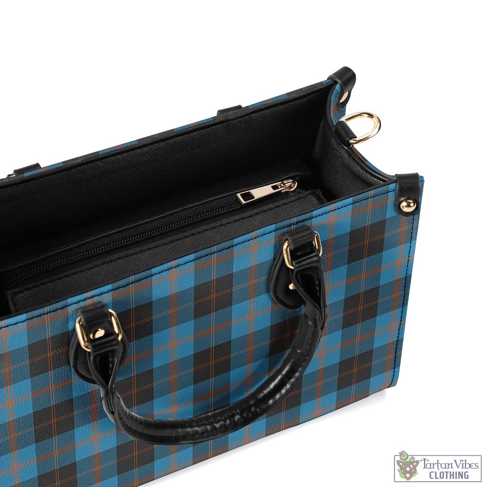 Garden (Gardyne) Tartan Luxury Leather Handbags - Tartan Vibes Clothing