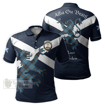 Garden (Gardyne) Tartan Lion Rampant Polo Shirt Proudly Display Your Heritage with Alba Gu Brath and Clan Name