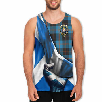 Garden (Gardyne) Tartan Men's Tank Top with Family Crest Scotland Patriotic Style