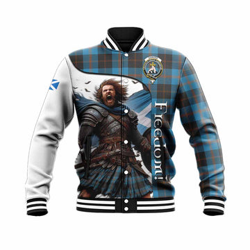 Garden (Gardyne) Crest Tartan Baseball Jacket Inspired by the Freedom of Scottish Warrior