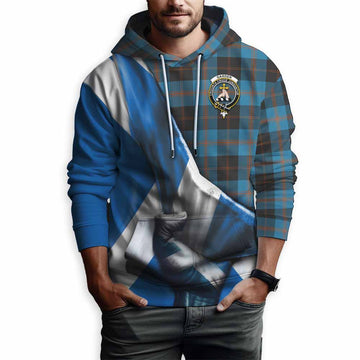 Garden (Gardyne) Tartan Hoodie with Family Crest Scotland Patriotic Style