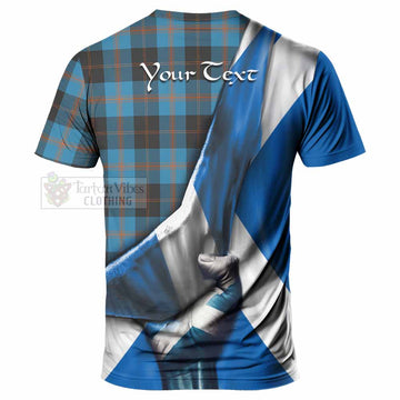 Garden (Gardyne) Tartan T-Shirt with Family Crest Scotland Patriotic Style