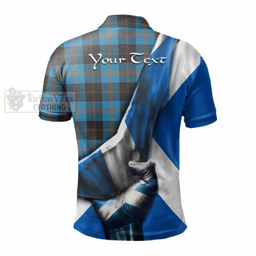 Garden (Gardyne) Tartan Polo Shirt with Family Crest Scotland Patriotic Style