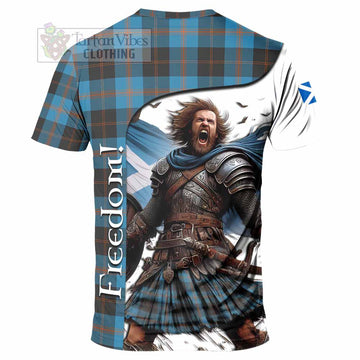 Garden (Gardyne) Crest Tartan T-Shirt Inspired by the Freedom of Scottish Warrior