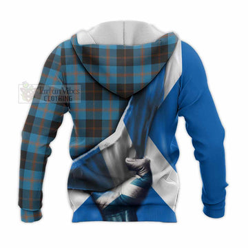 Garden (Gardyne) Tartan Knitted Hoodie with Family Crest Scotland Patriotic Style