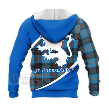 Garden (Gardyne) Family Crest Tartan Knitted Hoodie Celebrate Saint Andrew's Day in Style