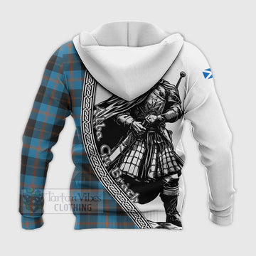 Garden (Gardyne) Tartan Clan Crest Knitted Hoodie with Highlander Warrior Celtic Style