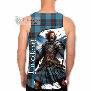 Garden (Gardyne) Crest Tartan Men's Tank Top Inspired by the Freedom of Scottish Warrior