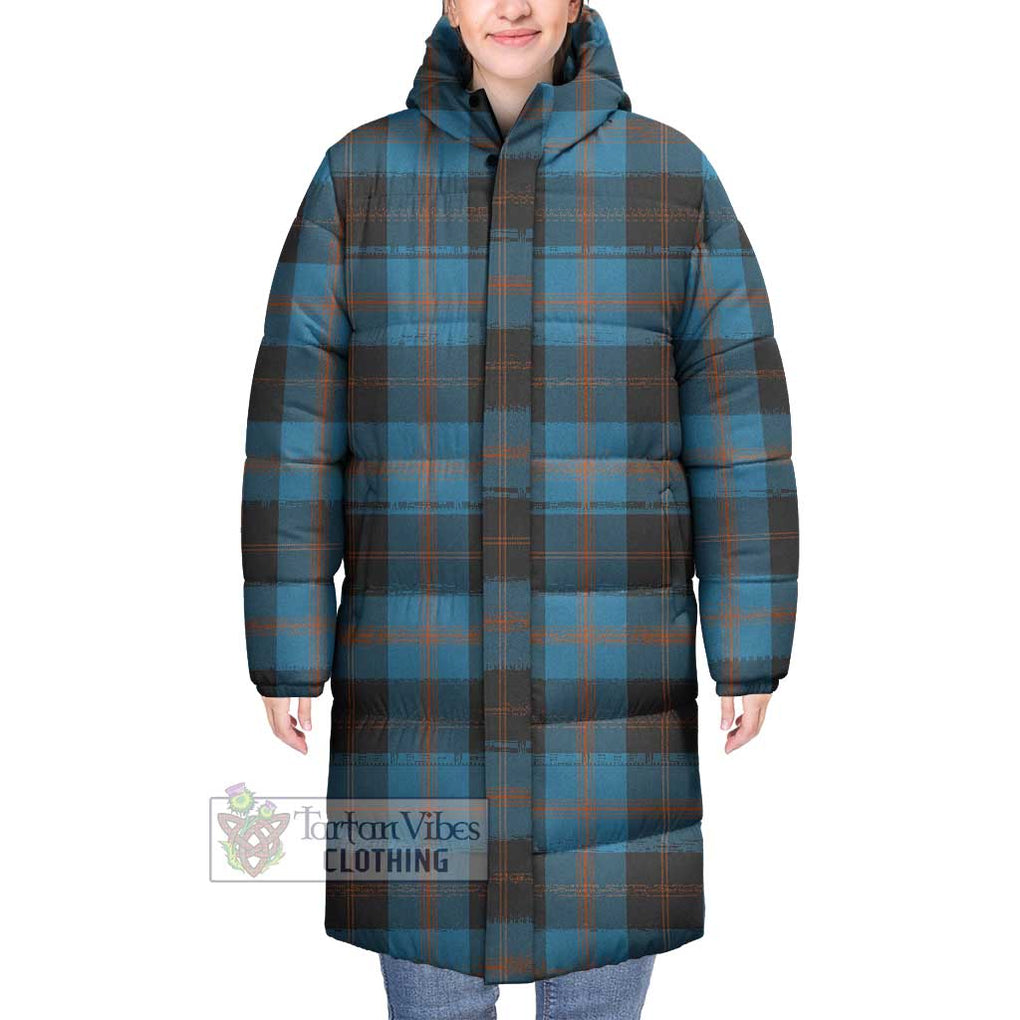 Tartan Vibes Clothing Garden (Gardyne) Tartan Long Down Jacket