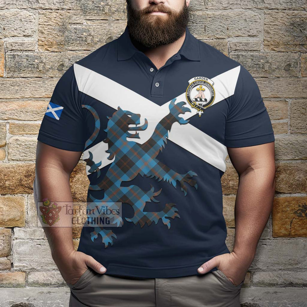 Tartan Vibes Clothing Garden (Gardyne) Tartan Lion Rampant Polo Shirt – Proudly Display Your Heritage with Alba Gu Brath and Clan Name