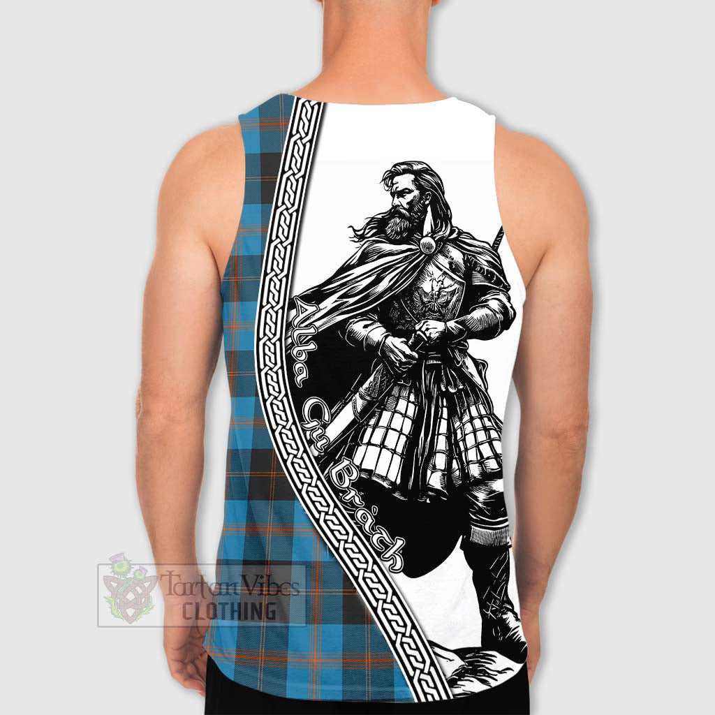 Tartan Vibes Clothing Garden (Gardyne) Tartan Clan Crest Men's Tank Top with Highlander Warrior Celtic Style