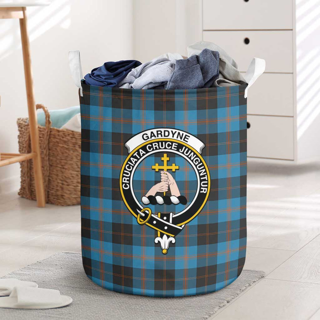 Gardyne Tartan Laundry Basket with Family Crest One Size - Tartanvibesclothing Shop