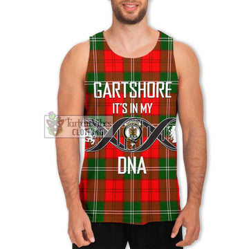 Gartshore Tartan Men's Tank Top with Family Crest DNA In Me Style