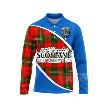 Gartshore Family Crest Tartan Long Sleeve Polo Shirt Celebrate Saint Andrew's Day in Style