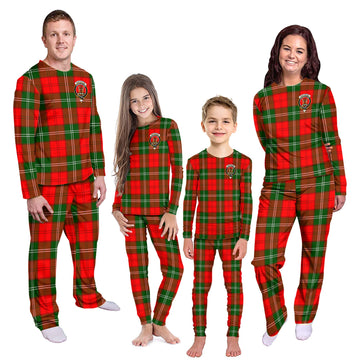 Gartshore Tartan Pajamas Family Set with Family Crest