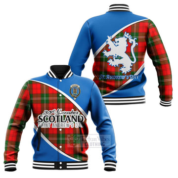 Gartshore Family Crest Tartan Baseball Jacket Celebrate Saint Andrew's Day in Style