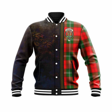 Gartshore Tartan Family Crest Baseball Jacket Alba Gu Brath Be Brave Lion Ancient Style Unisex - Tartan Vibes Clothing