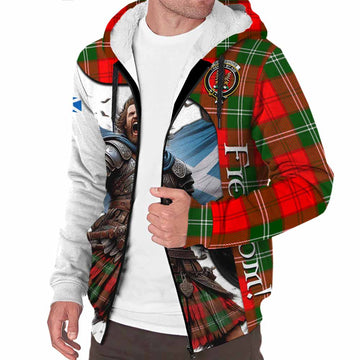 Gartshore Crest Tartan Sherpa Hoodie Inspired by the Freedom of Scottish Warrior