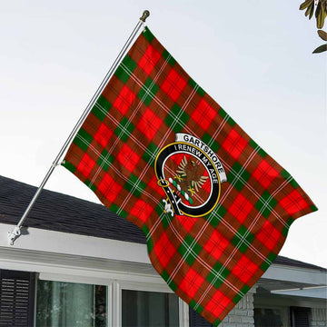 Gartshore Tartan House Flag with Family Crest