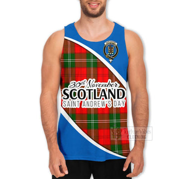 Gartshore Family Crest Tartan Men's Tank Top Celebrate Saint Andrew's Day in Style