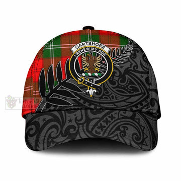 Gartshore Tartan Classic Cap with New Zealand Silver Fern Half Style