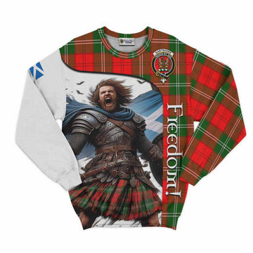 Gartshore Crest Tartan Sweatshirt Inspired by the Freedom of Scottish Warrior